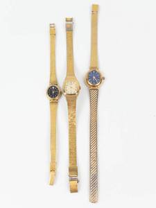 Bulova, Citizen & Jules Jurgensen Ladies Watches (Lot of 3) - New Batteries- Running