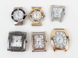 Quartz Watch Faces (Lot of 6) - New Batteries- Running