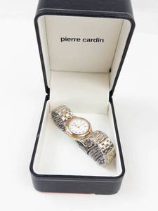 Pierre Cardin Two-Tone Wristwatch With Box - running new battery