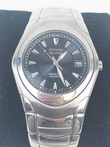 Citizen Eco-Drive Perpetual Calendar Stainless Steel Watch - running