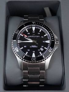 Hamilton Khaki Navy Automatic Dive Watch With Box & Papers - running