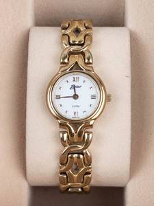 Belair Gold Tone Ladies Watch With Box & Papers - running