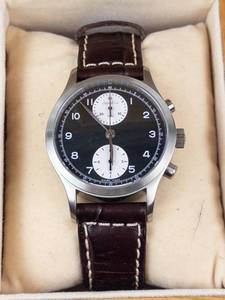 PRS-12 Chronograph Watch in Wood Box - running