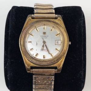 Vintage Tissot PR 516 Automatic Watch - running with some visible wear