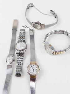 Quartz Wristwatch Lot of 6 - Seiko & Mudd - running new batteries