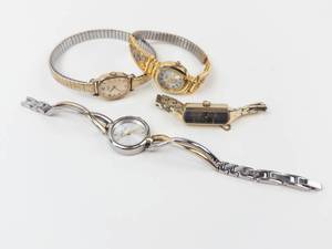 Quartz Wristwatch Mixed Lot of 4 - Working