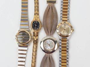 Quartz Watch Lot of 4 - Vendome, Pulsar, Style &amp Co. &amp Oleg Cassini - Working