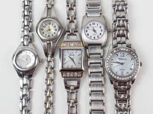 Mixed Lot of 5 Quartz Wrist Watches - Working