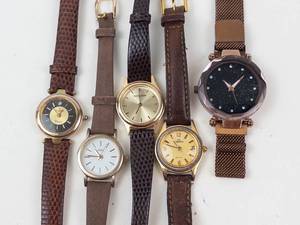 Quartz Wristwatch Mixed Lot of 5 - Working