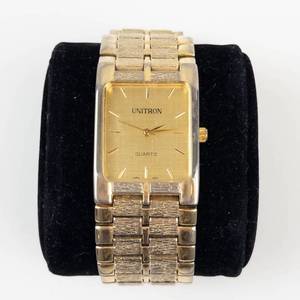 Unitron Quartz Rectangular Bracelet Watch -New battery, running
