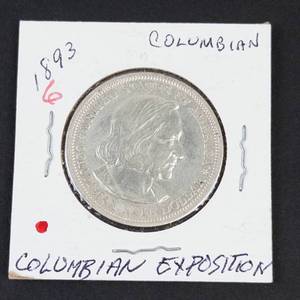 1893 Columbian Exposition commemorative half dollar