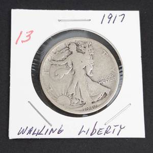 1917 Walking Liberty half dollar