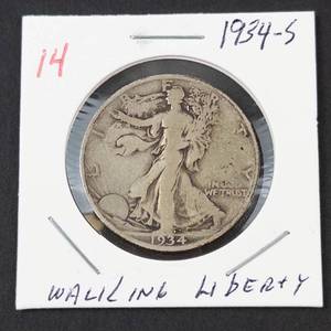 1934-S Walking Liberty half dollar