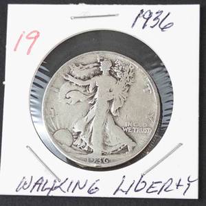1936 Walking Liberty half dollar