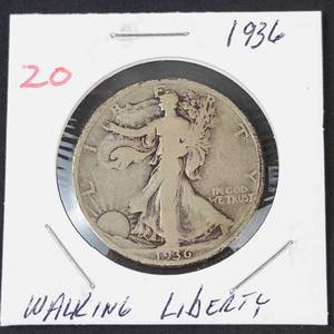 1936 Walking Liberty half dollar