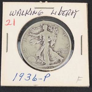 1936 Walking Liberty half dollar
