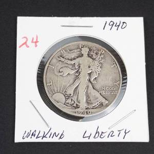 1940 Walking Liberty half dollar