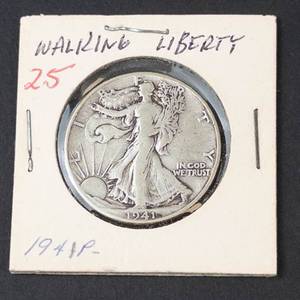 1941 Walking Liberty half dollar