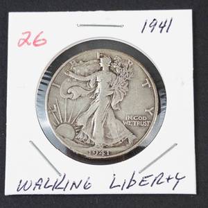 1941 Walking Liberty half dollar