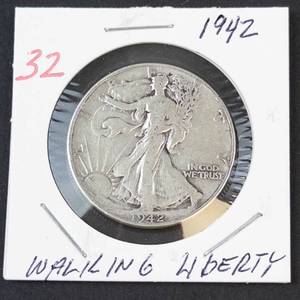 1942 Walking Liberty half dollar