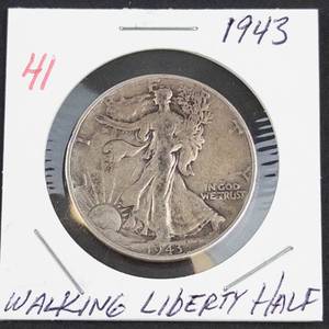 1943 Walking Liberty half dollar