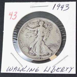 1943 Walking Liberty half dollar
