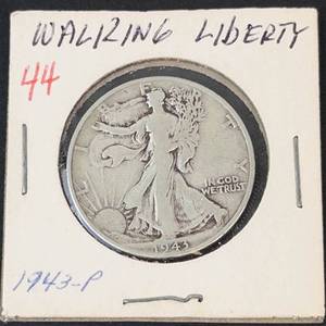1943 Walking Liberty half dollar