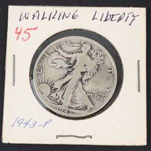 1943 Walking Liberty half dollar