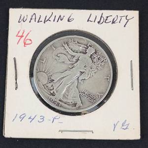 1943 Walking Liberty half dollar