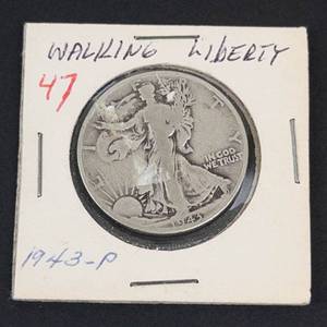 1943 Walking Liberty half dollar