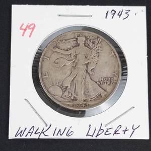 1943 Walking Liberty half dollar