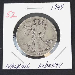 1943 Walking Liberty half dollar