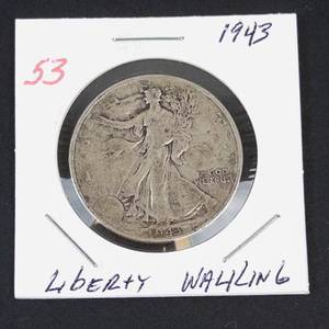 1943 Walking Liberty half dollar