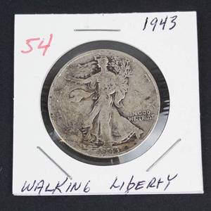 1943 Walking Liberty half dollar