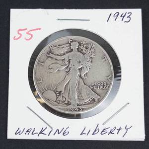 1943 Walking Liberty half dollar