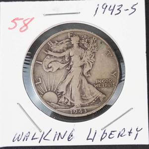 1943-S Walking Liberty half dollar