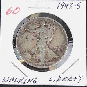 1943-S Walking Liberty half dollar