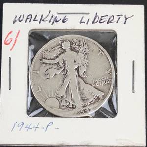 1944 Walking Liberty half dollar