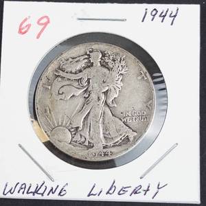 1944 Walking Liberty half dollar