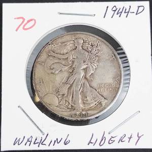 1944-D Walking Liberty half dollar