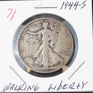 1944-S Walking Liberty half dollar