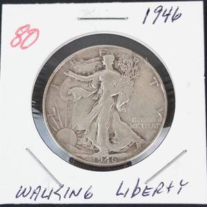 1946 Walking Liberty half dollar