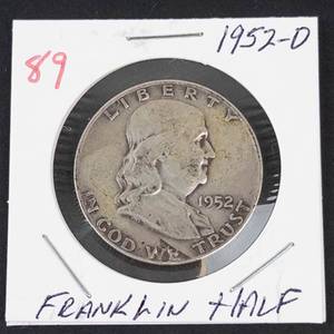 1952-D Franklin half dollar
