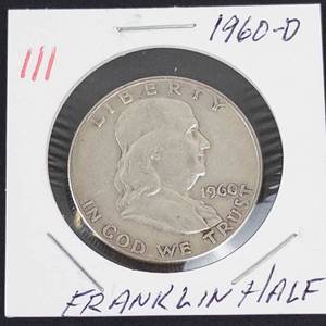 1960-D Franklin half dollar