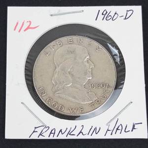 1960-D Franklin half dollar