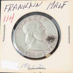 1961-D Franklin half dollar