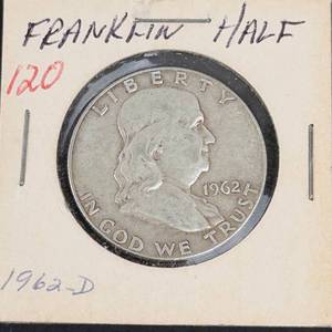 1962-D Franklin half dollar