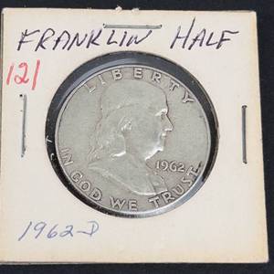 1962-D Franklin half dollar