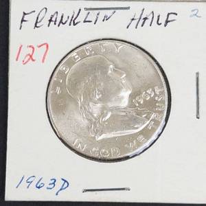 1963-D Franklin half dollar