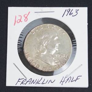 1963-D Franklin half dollar